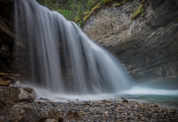 Getting up close to hidden falls