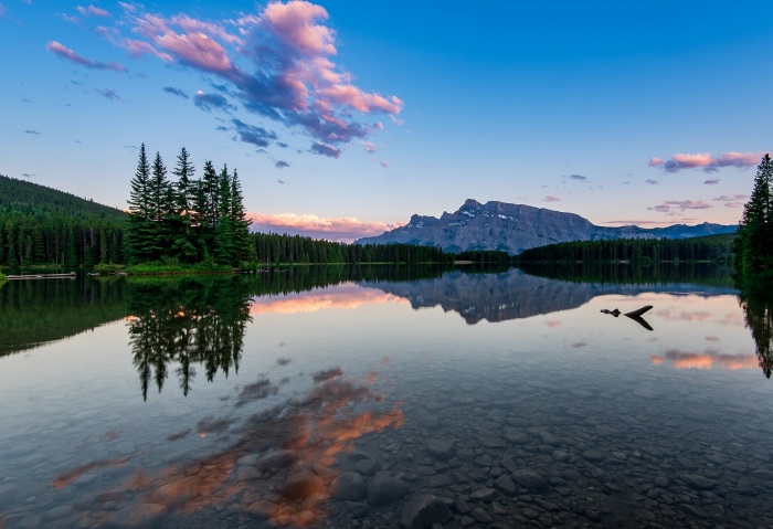 Reflections in Two Jack Lake